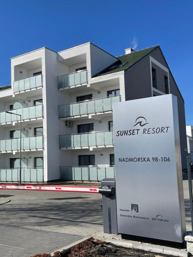 Sunset Resort Apartament Dziesiatka Przy Plazy Гжибово Екстер'єр фото